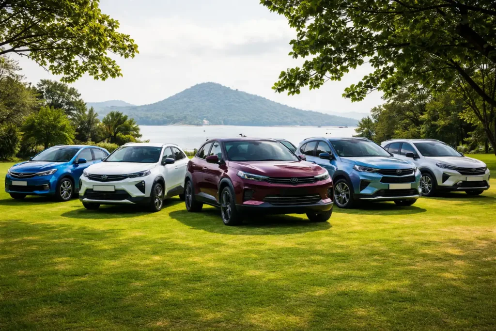 Tata EV discounts January 2026 showing Tiago EV Punch EV Nexon EV Curvv EV and Harrier EV with savings up to ₹3.8 lakh