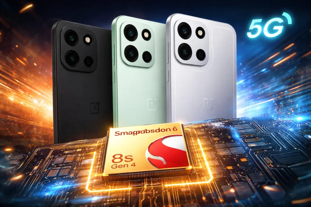 OnePlus Nord 6 smartphone design with triple camera and powerful chipset concept